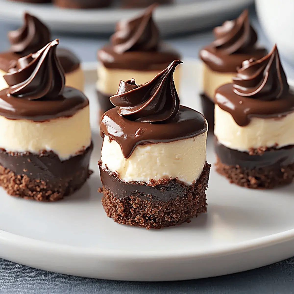 Mini Chocolate Cheesecake Bites for Your Sweet Tooth Bliss