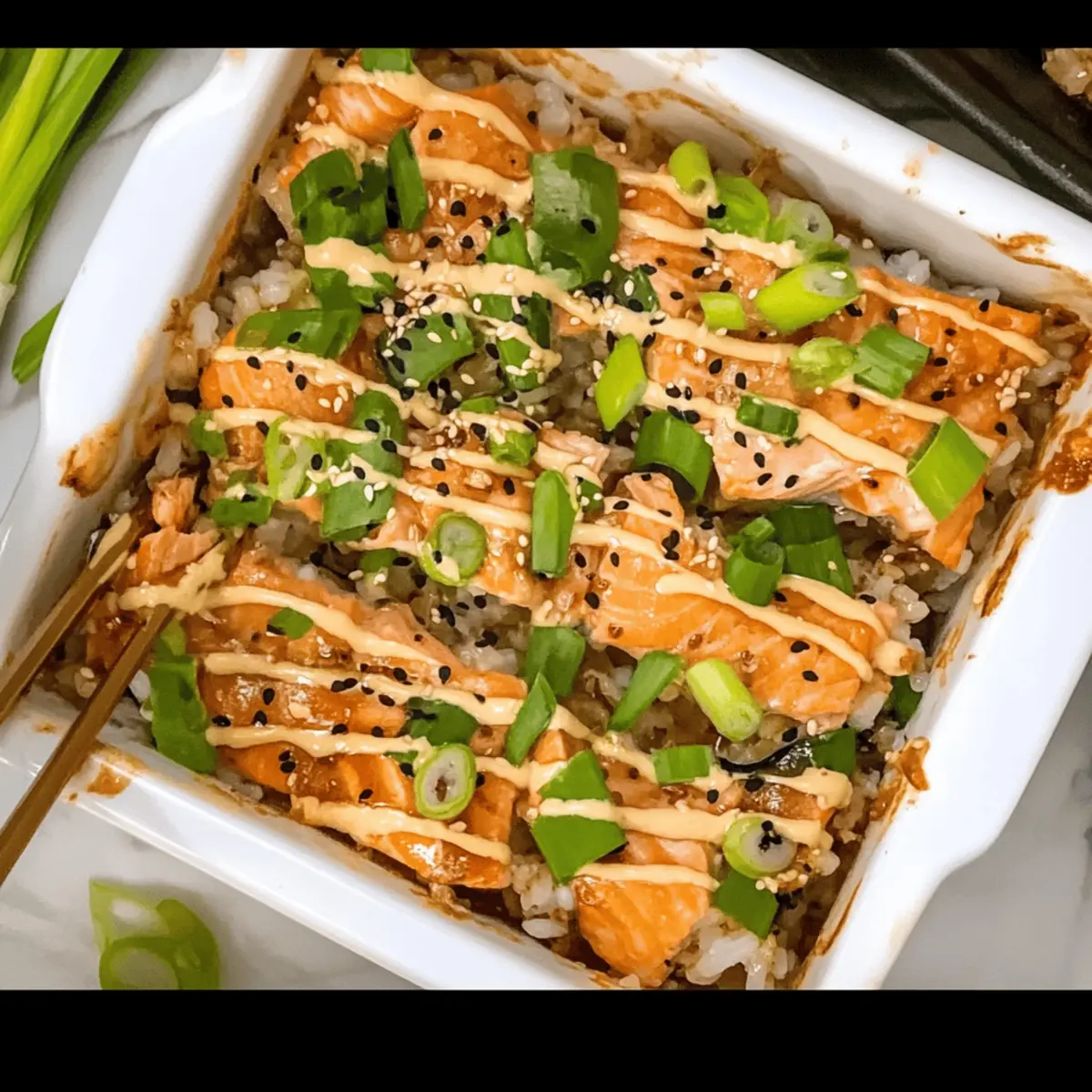 Savory Salmon Sushi Bake – Comforting Family Favorite