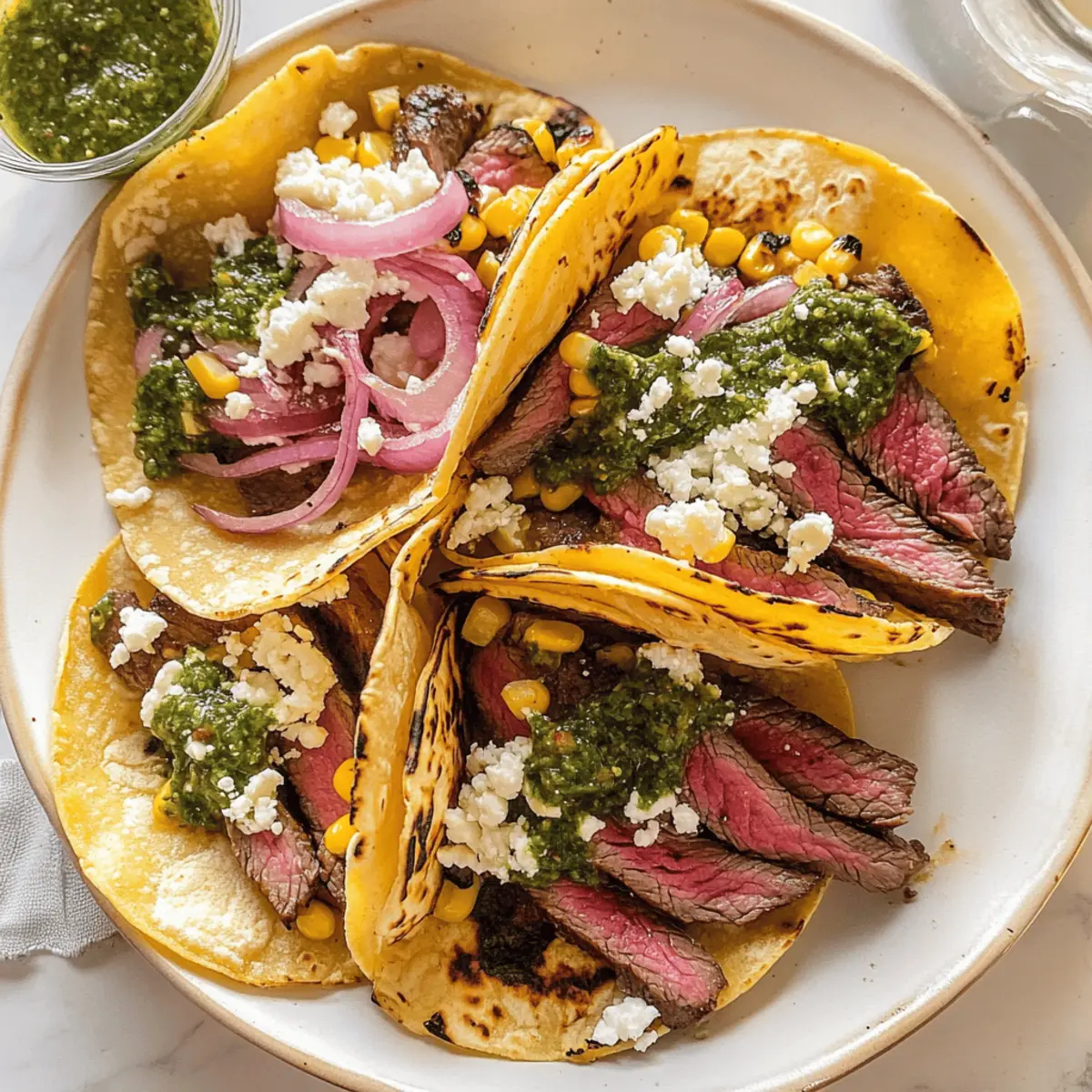 Grilled Steak Tacos with Chimichurri for a Fresh Summer Feast