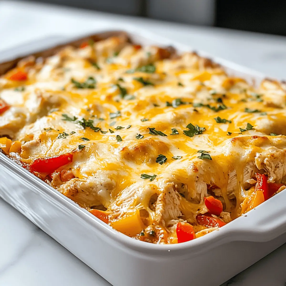 Savory Chicken Fajita Casserole Recipe for Easy Family Dinners