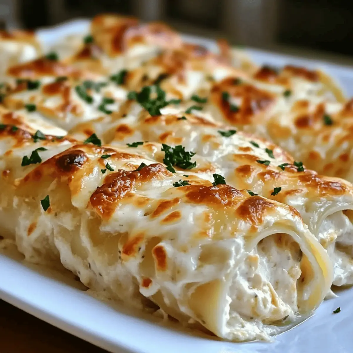 Irresistible Chicken Alfredo Lasagna Rolls for Cozy Dinners