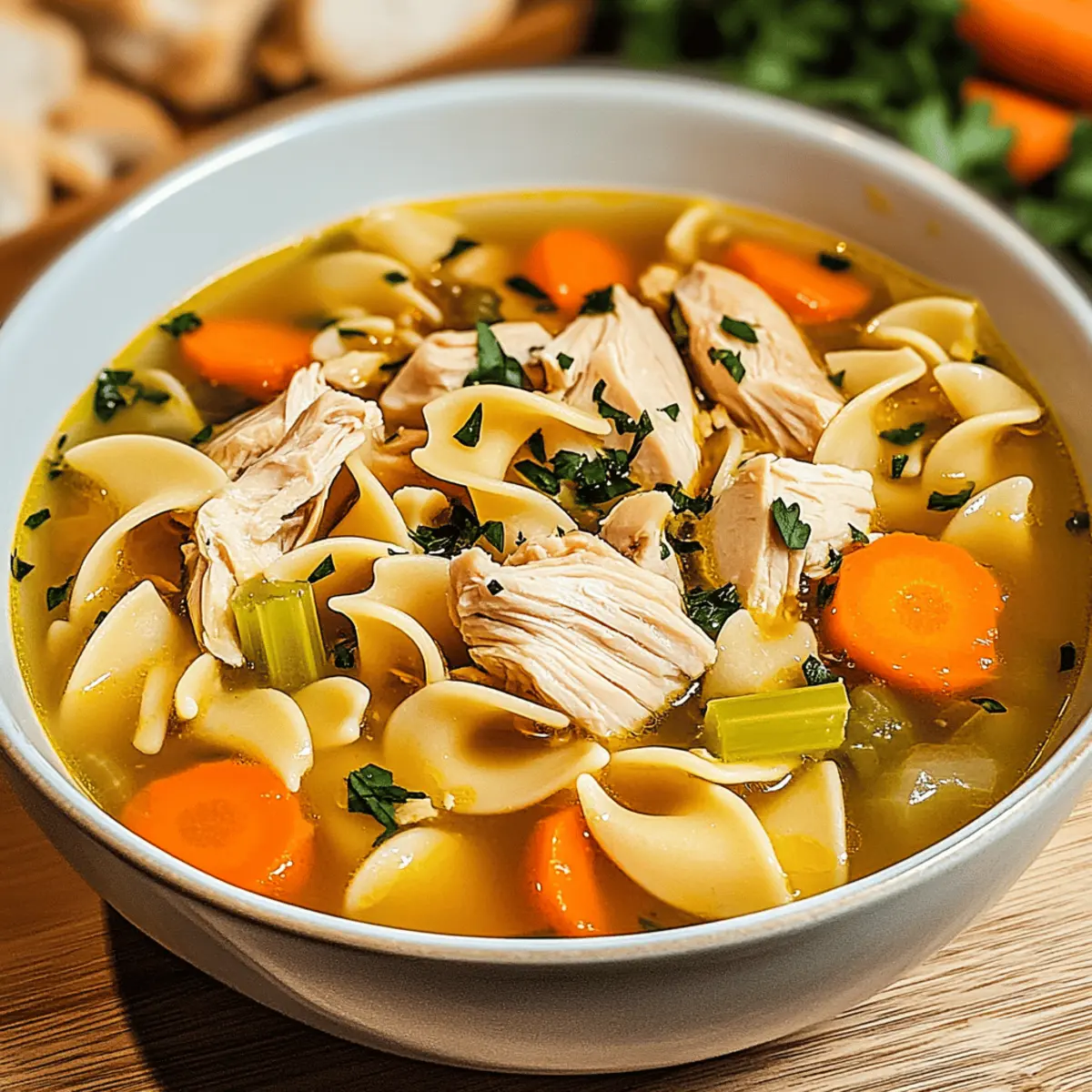 Hearty Chicken Noodle Soup Ready in Just 30 Minutes