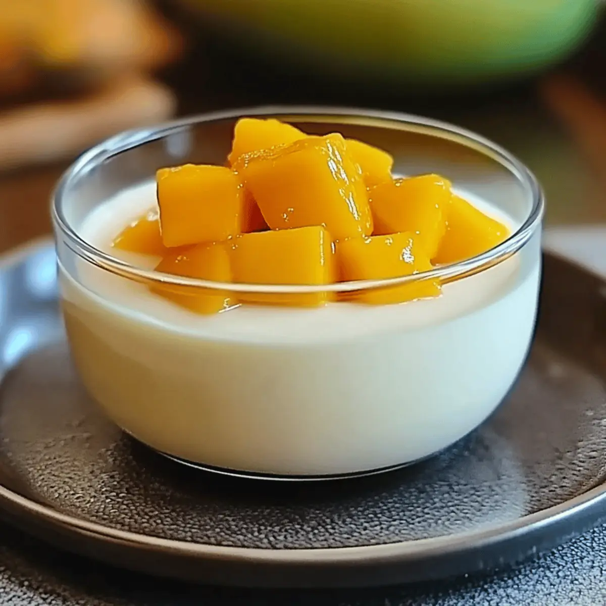Tropical Delight: Indulge in Creamy Mango Panna Cotta
