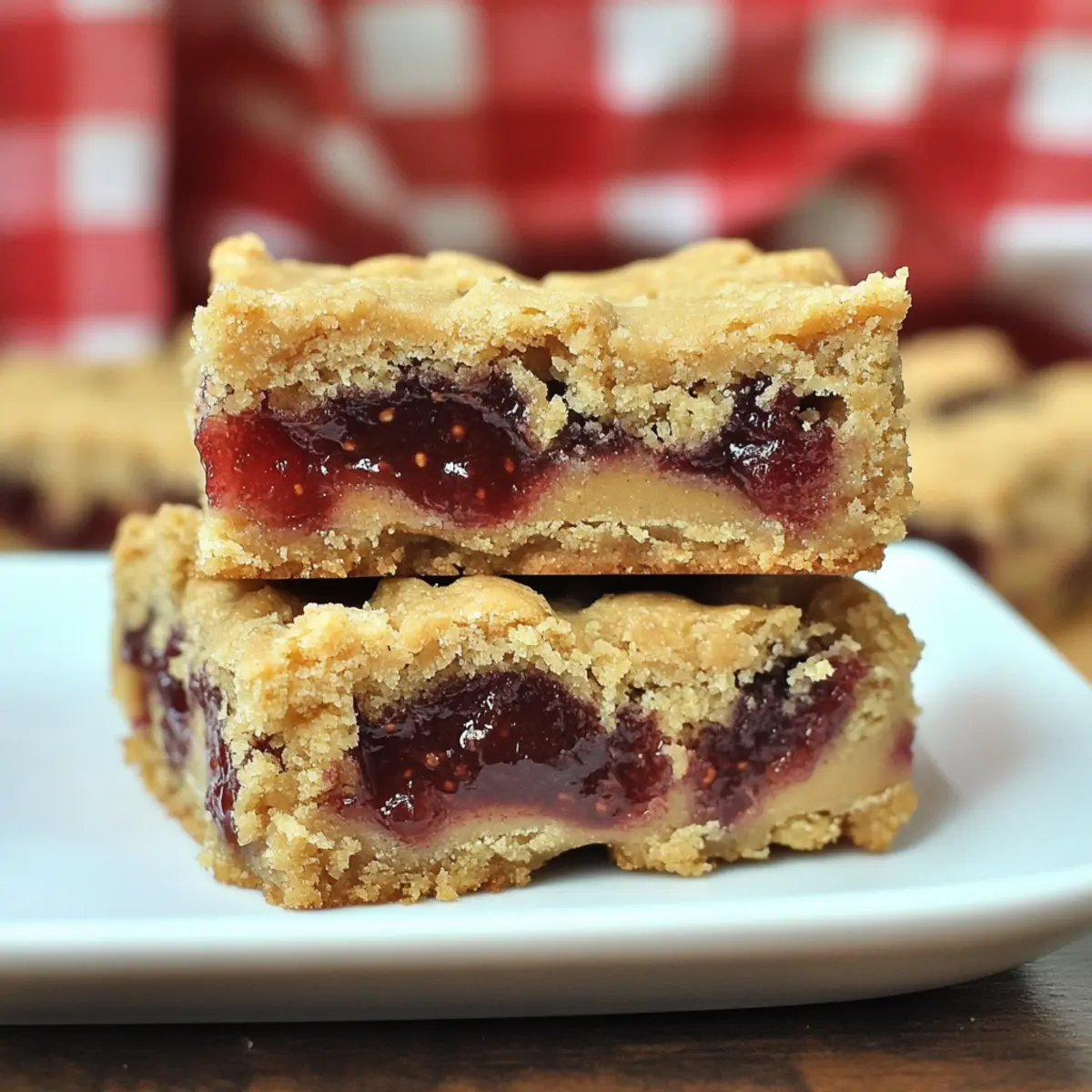 Peanut Butter and Jelly Bars for Quick Sweet Cravings