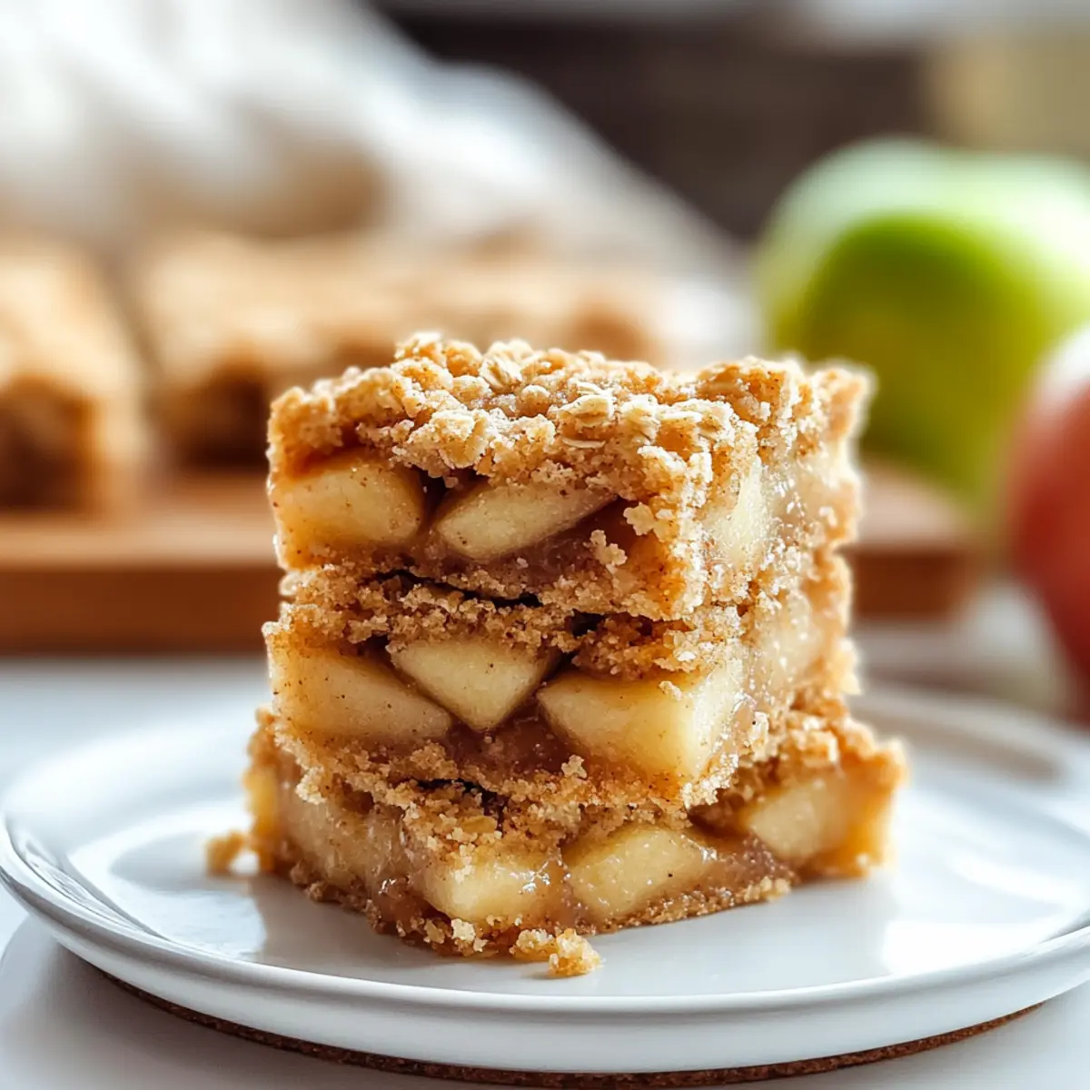 Cozy Apple Crisp Shortbread Bars for a Sweet Fall Treat