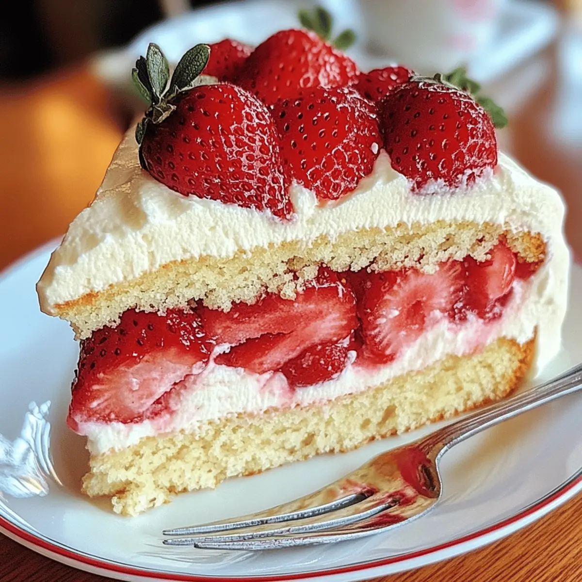 Strawberries and Cream Cake: A Summer Dreamy Delight
