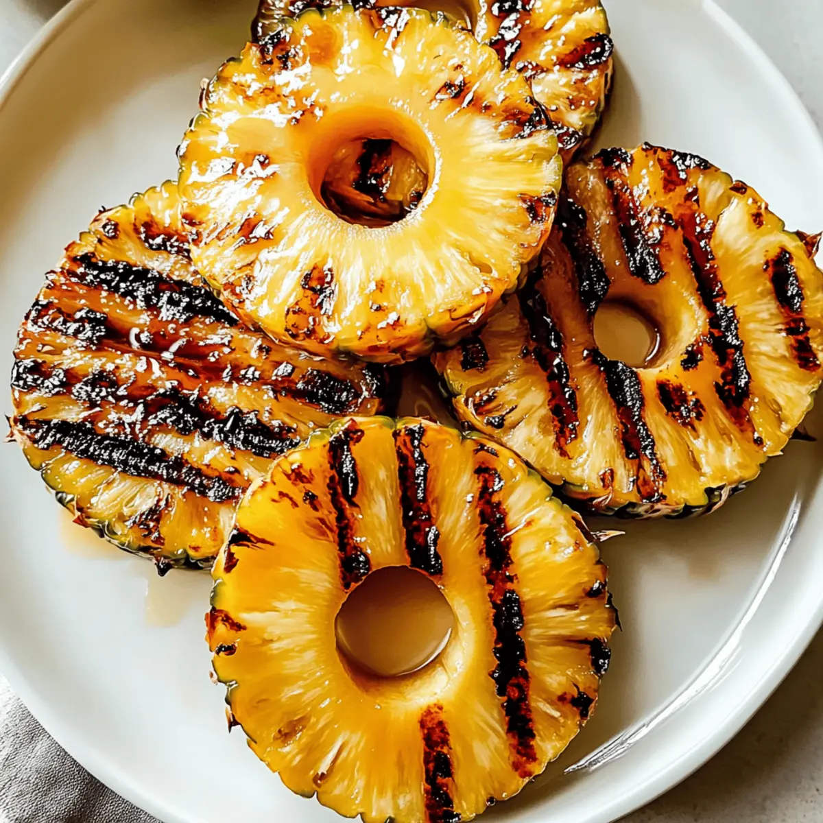 Sweet and Spicy Grilled Pineapple: A Tangy Tropical Delight