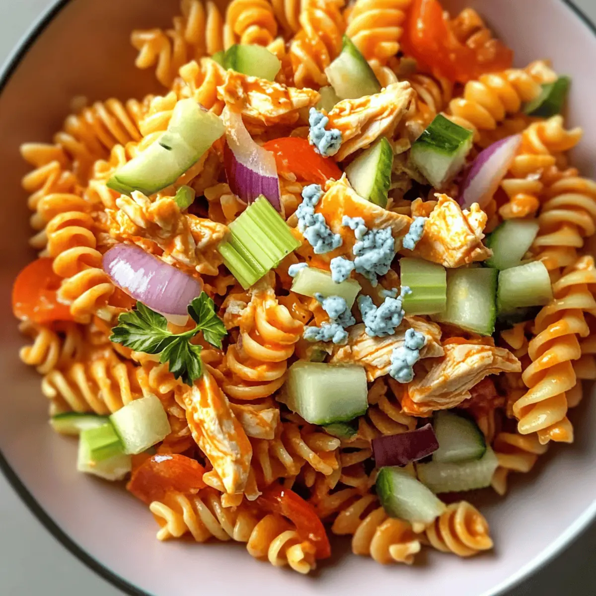 Buffalo Chicken Pasta Salad: Bold Flavors for Any Occasion