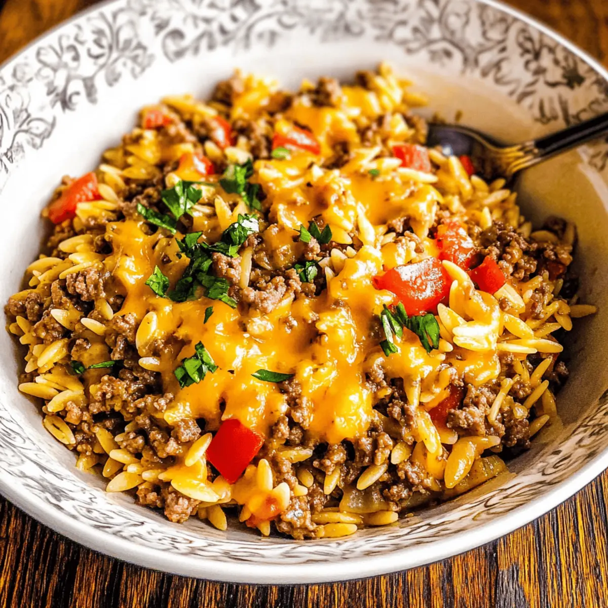 Hearty Cajun Dirty Orzo: A Flavorful One-Pan Delight