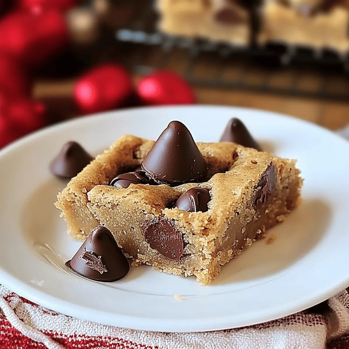 Peanut Butter Blossom Bars: Chewy, Nutty Perfection
