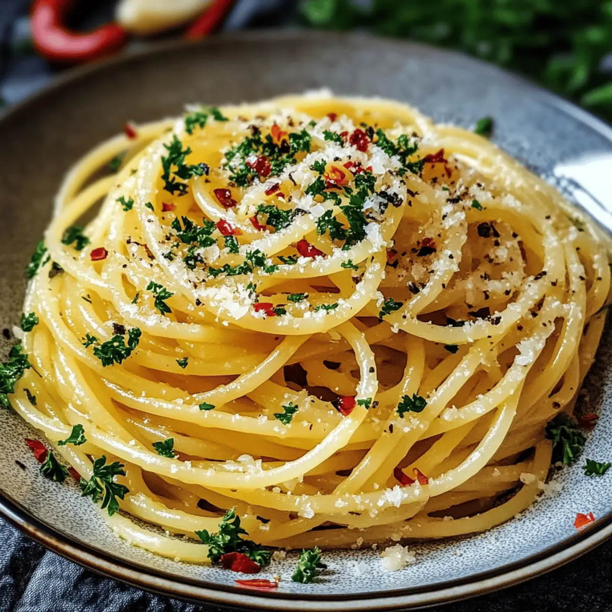Delicious Spaghetti Aglio e Olio Ready in Just 20 Minutes