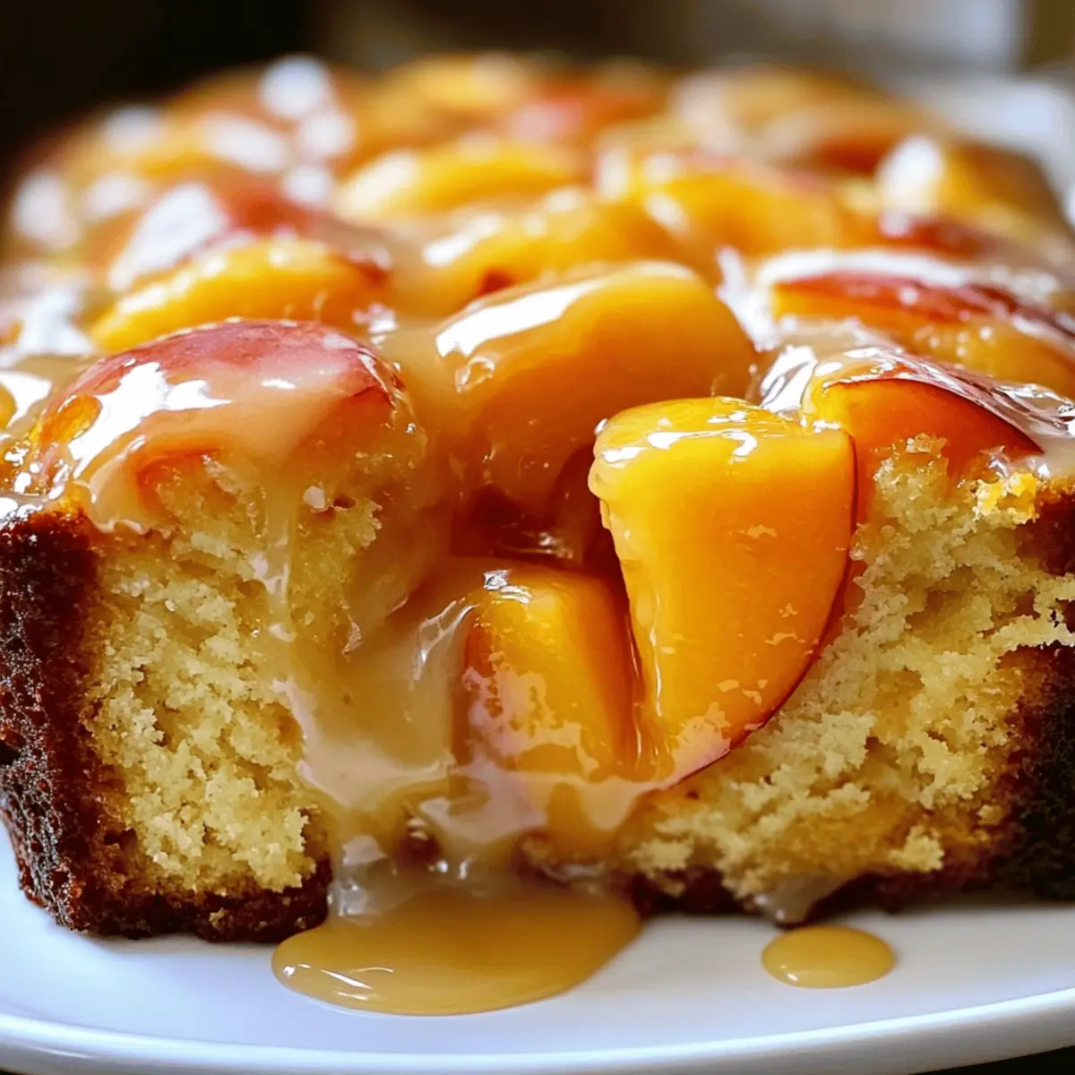 Delicious Summer Peach Cake that Captures Sunshine in Every Slice