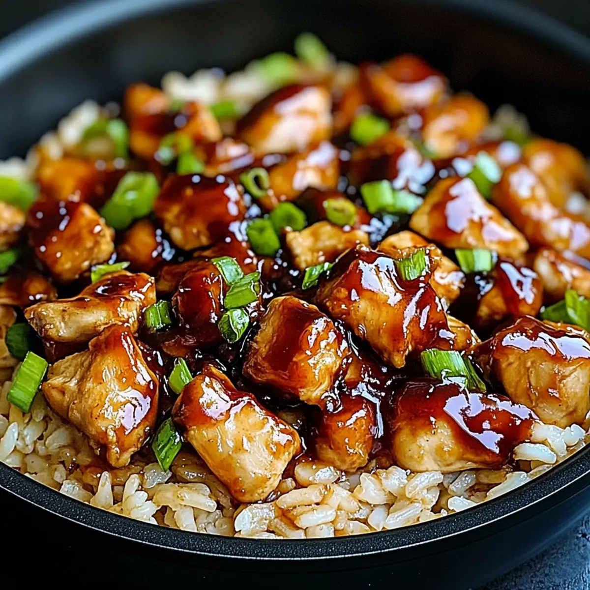 One-Pan Bold Honey BBQ Chicken Rice for Effortless Dinner Delight