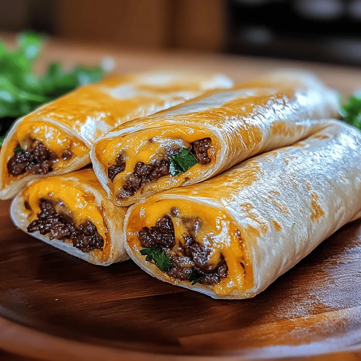 Garlic Butter Beef Cheeseburger Rollups: A Cozy Delight