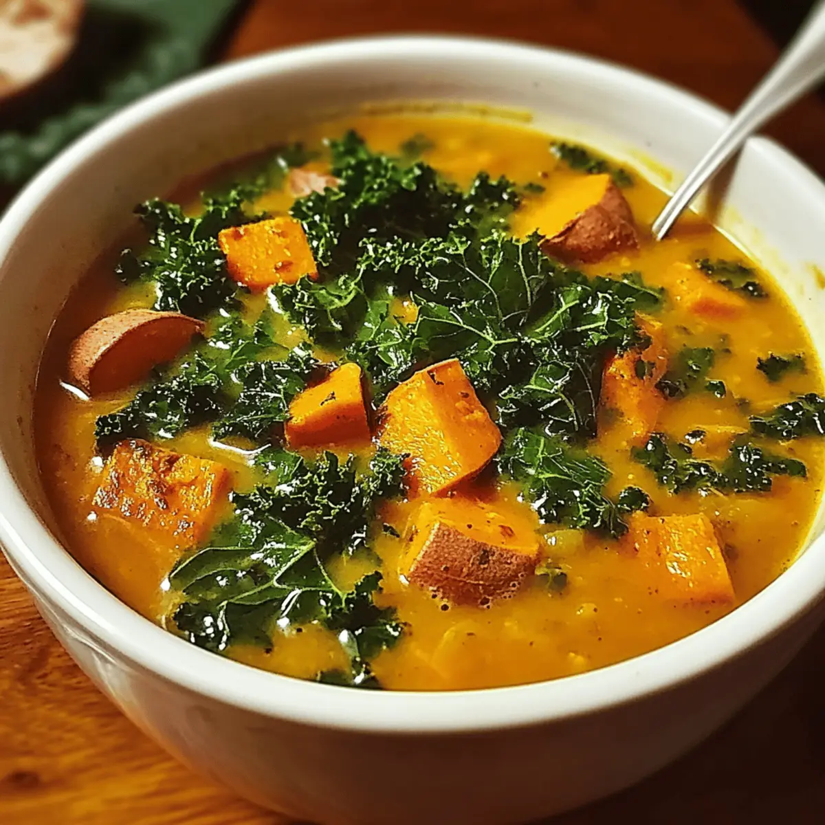 Creamy Sweet Potato Kale Soup for Cozy Weeknights