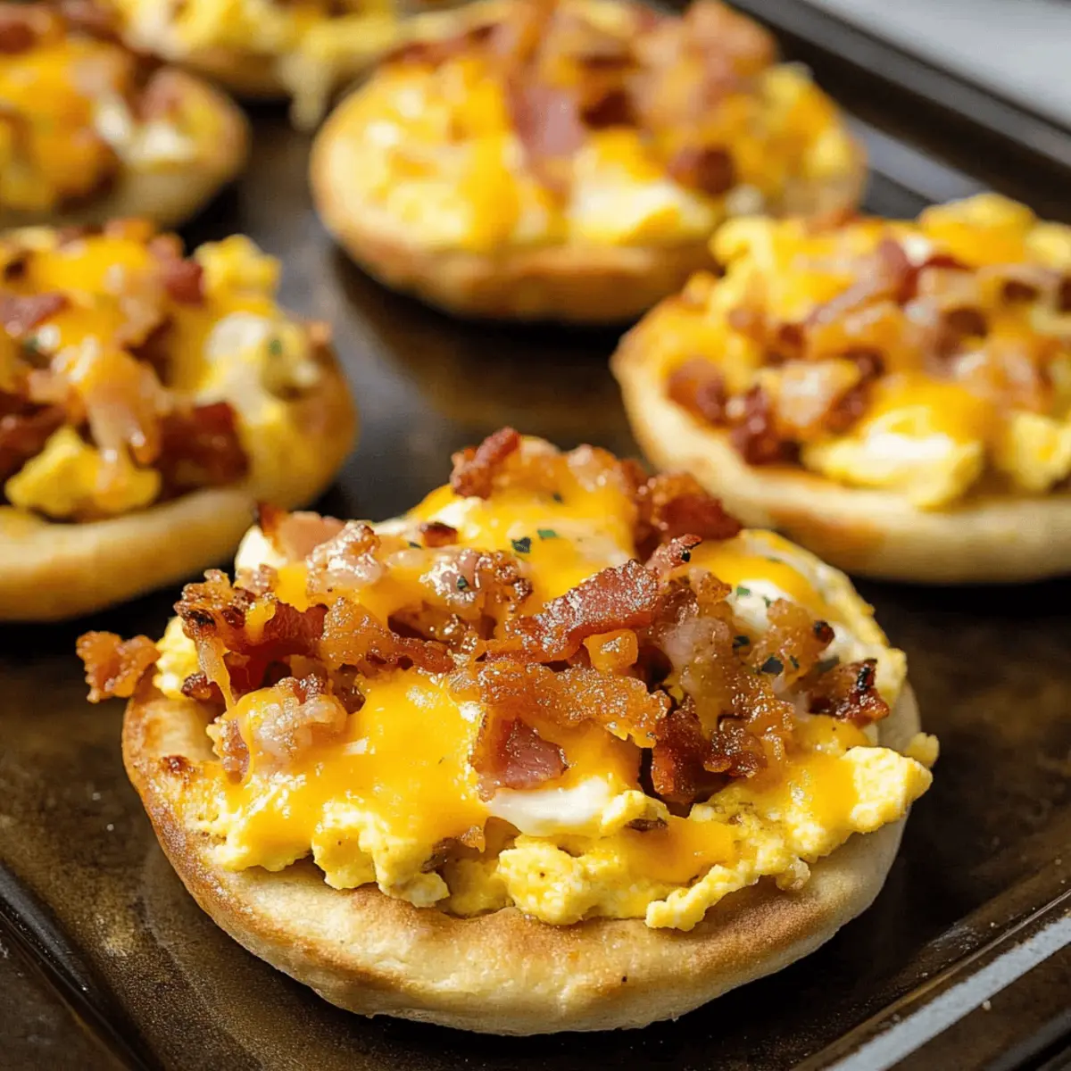 Delicious English Muffin Breakfast Pizzas for a Fun Morning