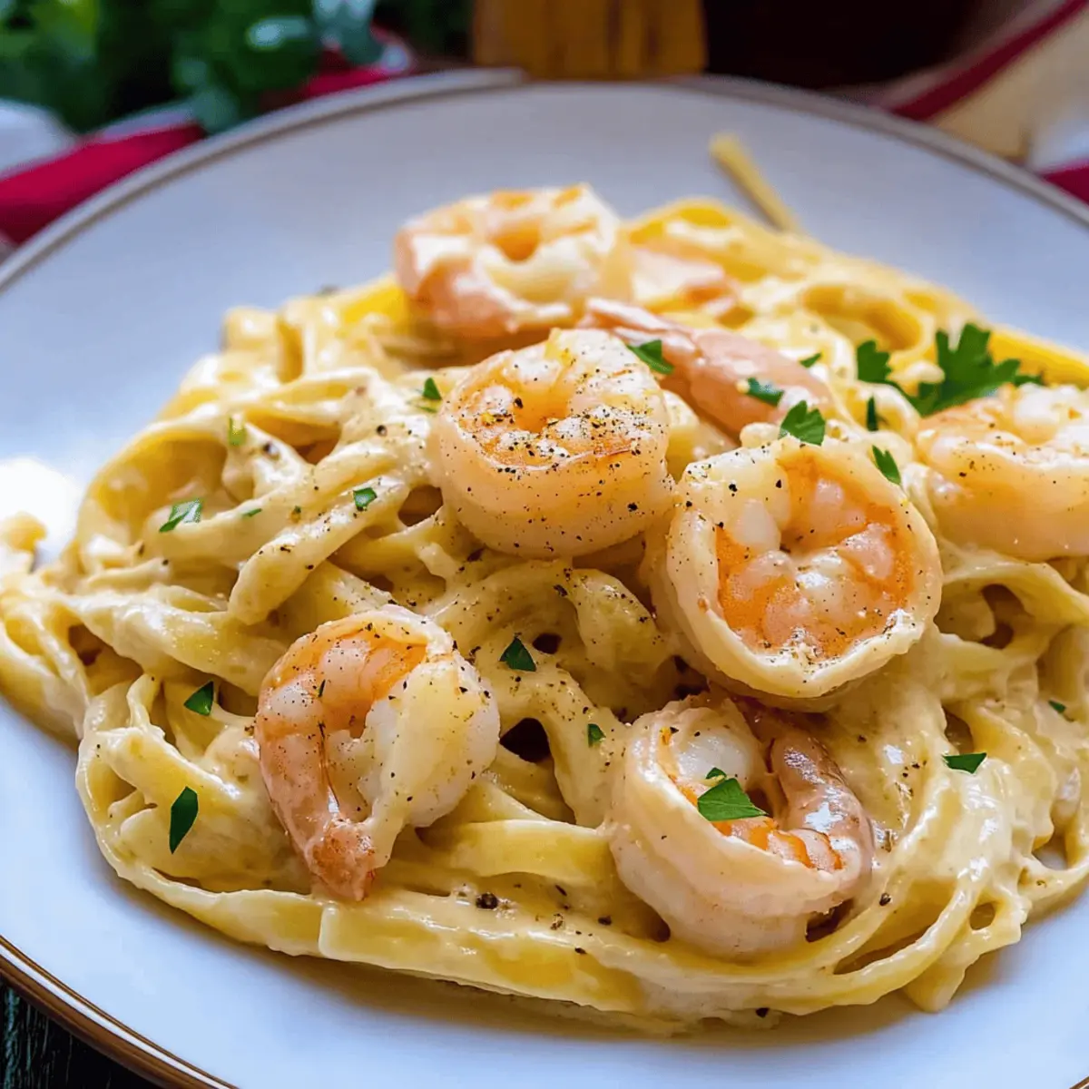 Creamy Cajun Shrimp Fettuccine Alfredo in Just 20 Minutes
