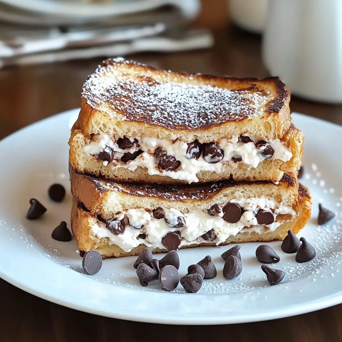 Irresistible Decadent Cannoli Stuffed French Toast Recipe