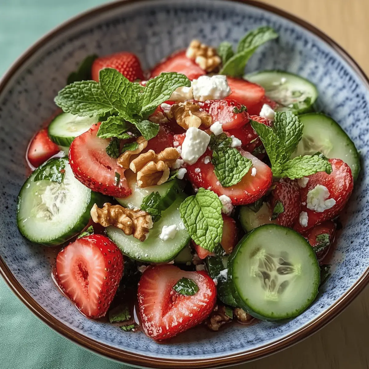 Cucumber Strawberry Salad: A Refreshing Twist for Summer