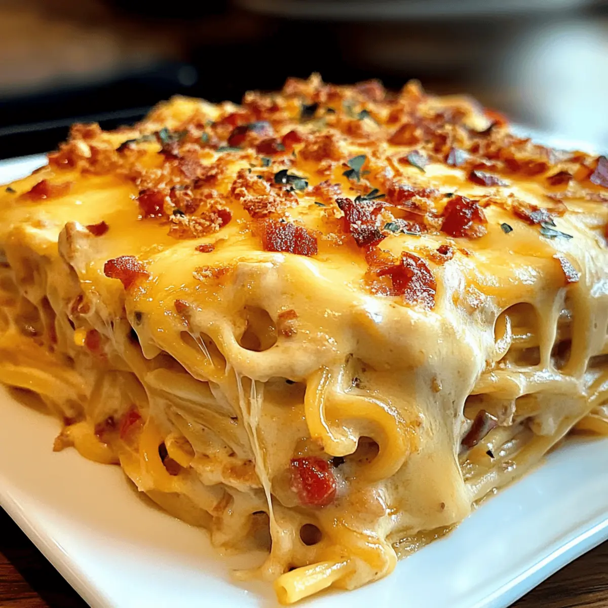 Spicy Southern Cheesy Chicken Spaghetti Casserole Bliss