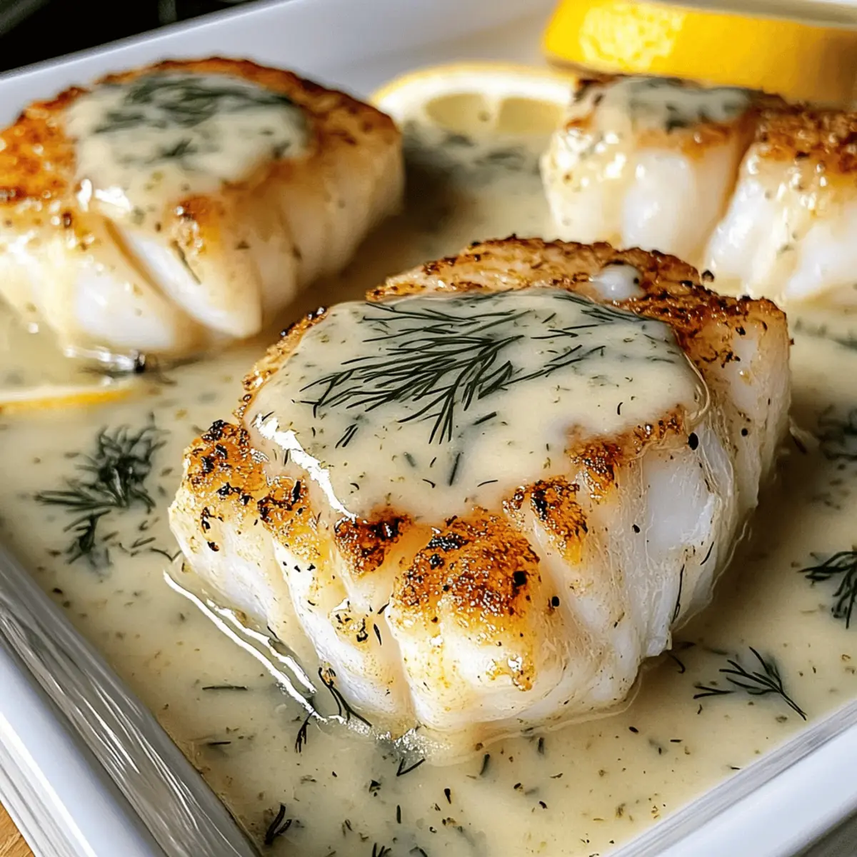 Baked Cod with Lemon-Dill Sauce for a Bright, Healthy Dinner