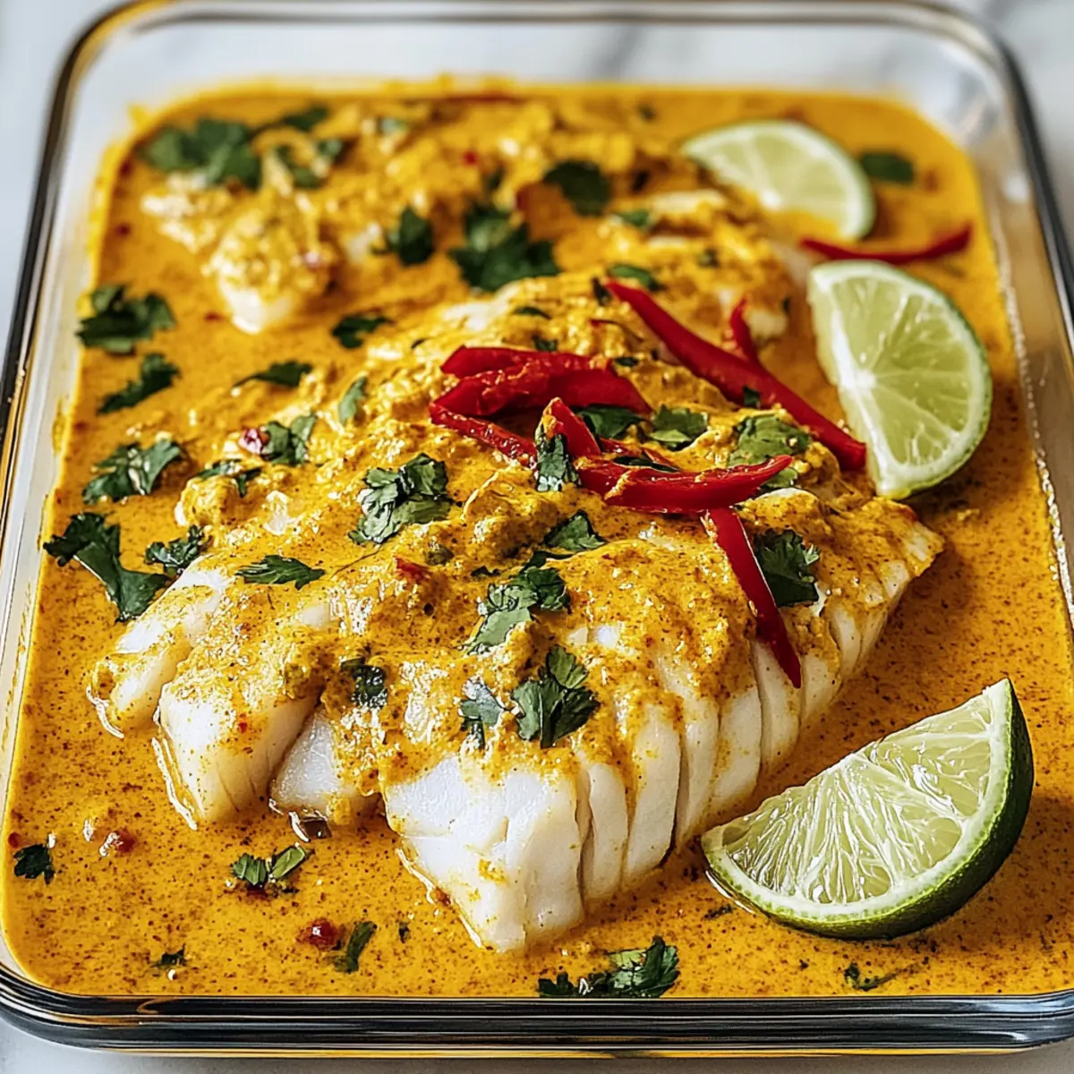 Coconut Curry Baked Cod for a Cozy Weeknight Dinner