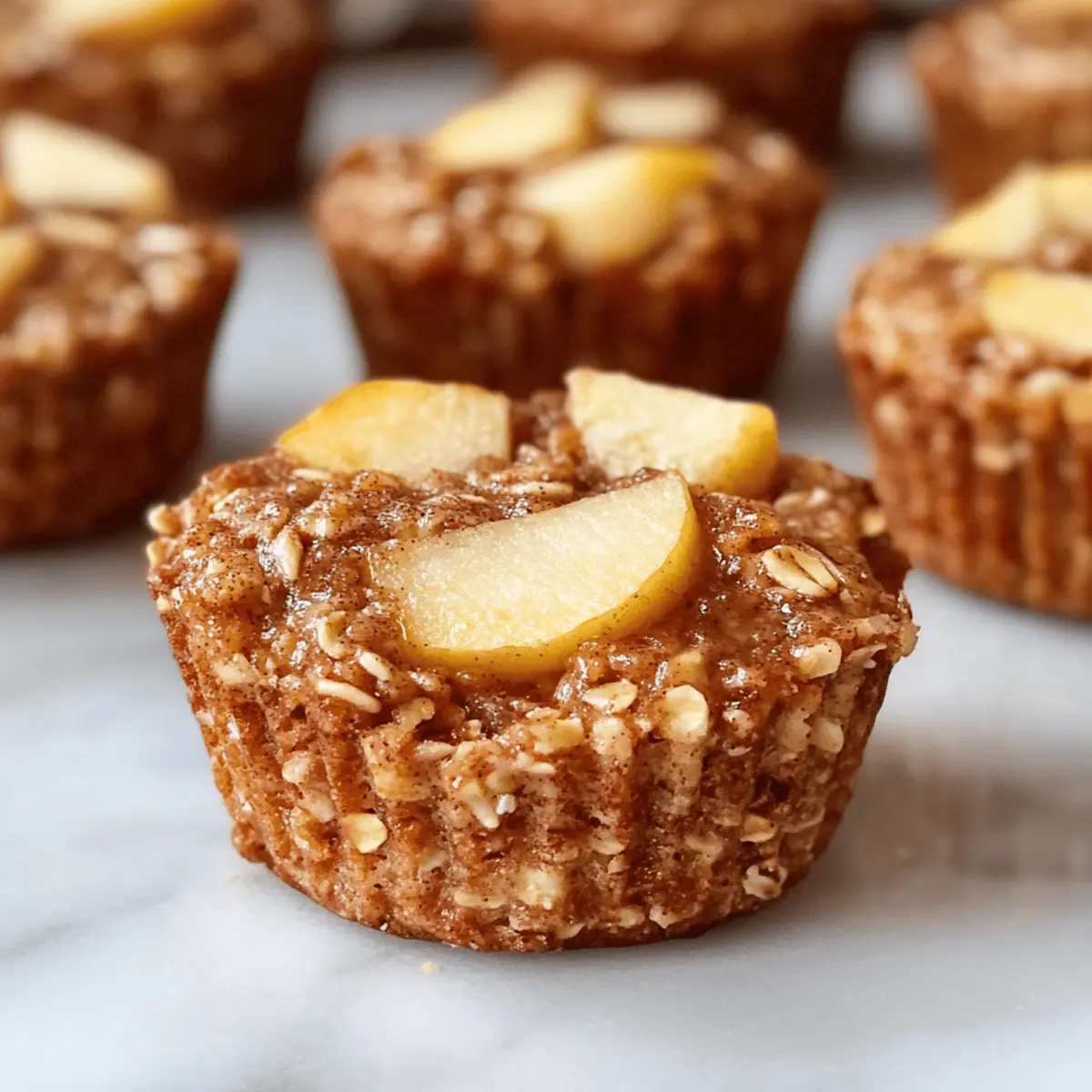 Baked Apple Cinnamon Oatmeal Cups efwsig