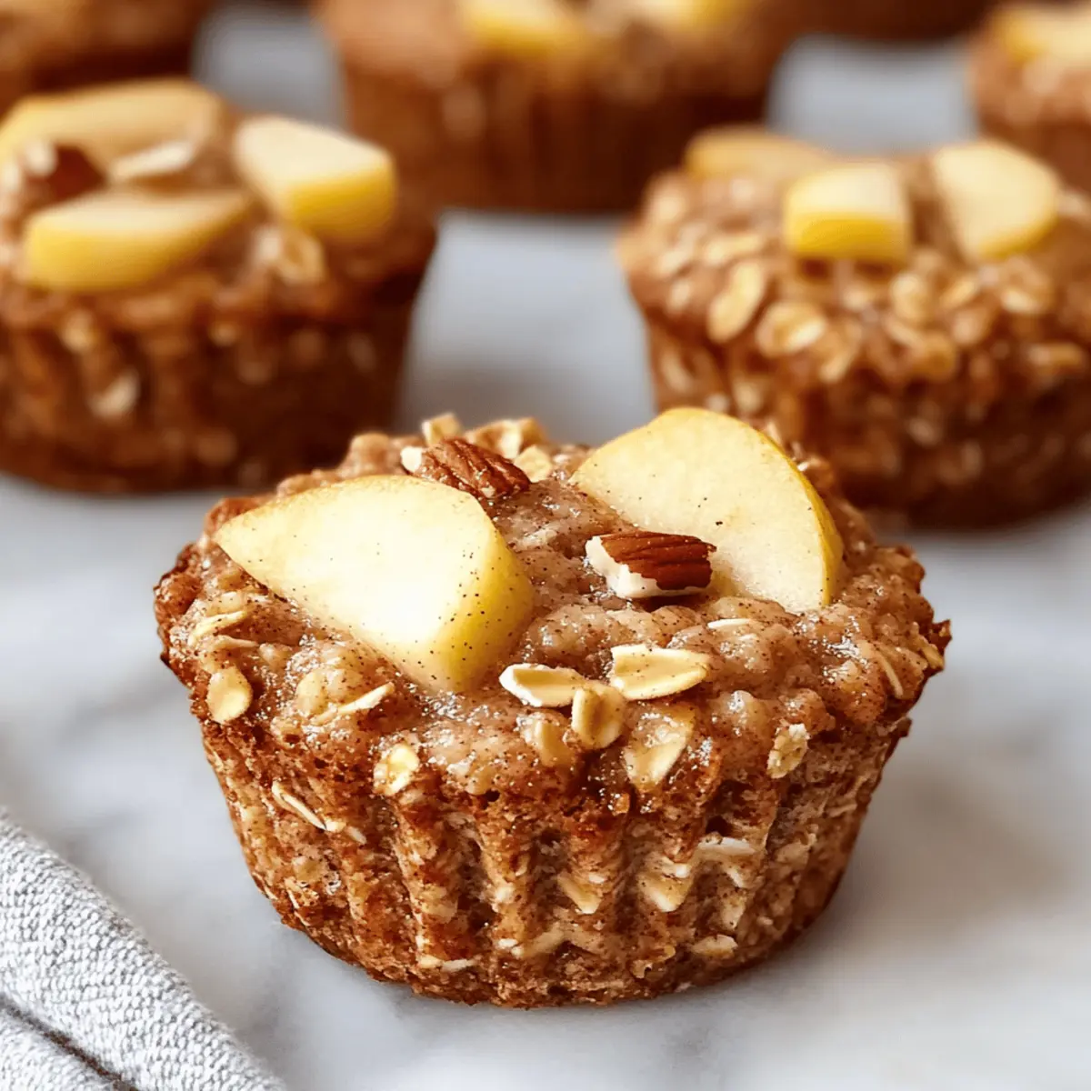 Baked Apple Cinnamon Oatmeal Cups for Cozy Mornings