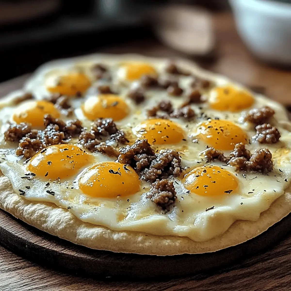 Biscuits and Gravy Breakfast Pizza biirms