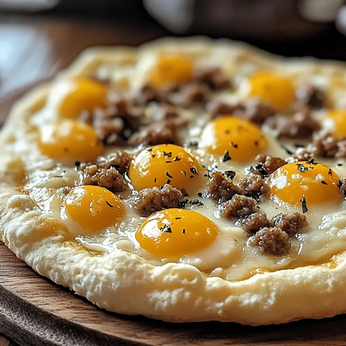 Biscuits and Gravy Breakfast Pizza sqniji