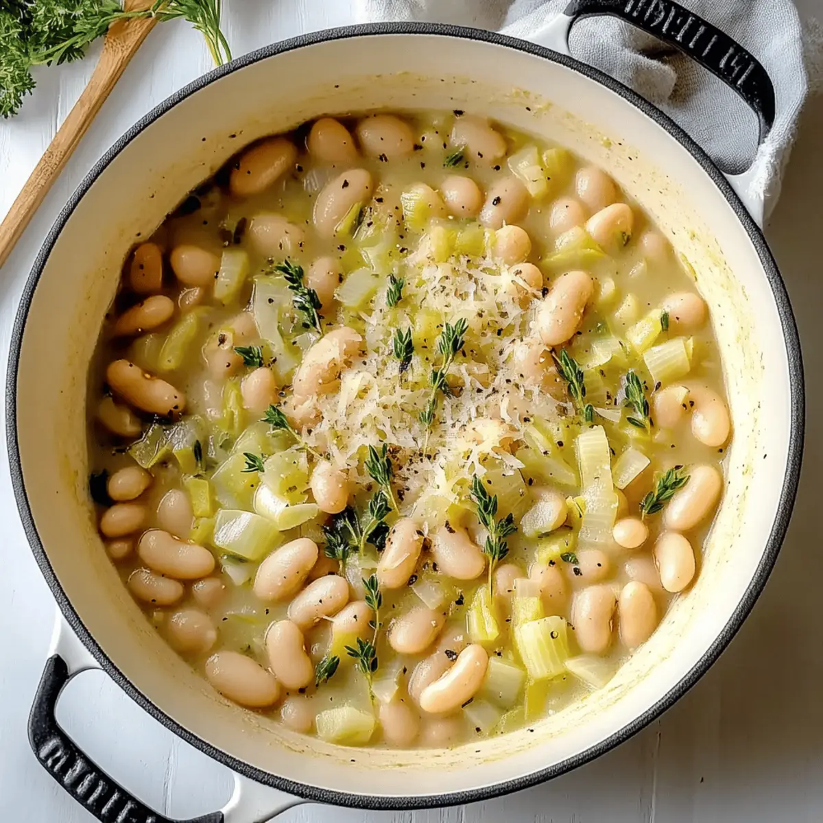 Creamy Butter Beans with Leeks for a Cozy Dinner Night