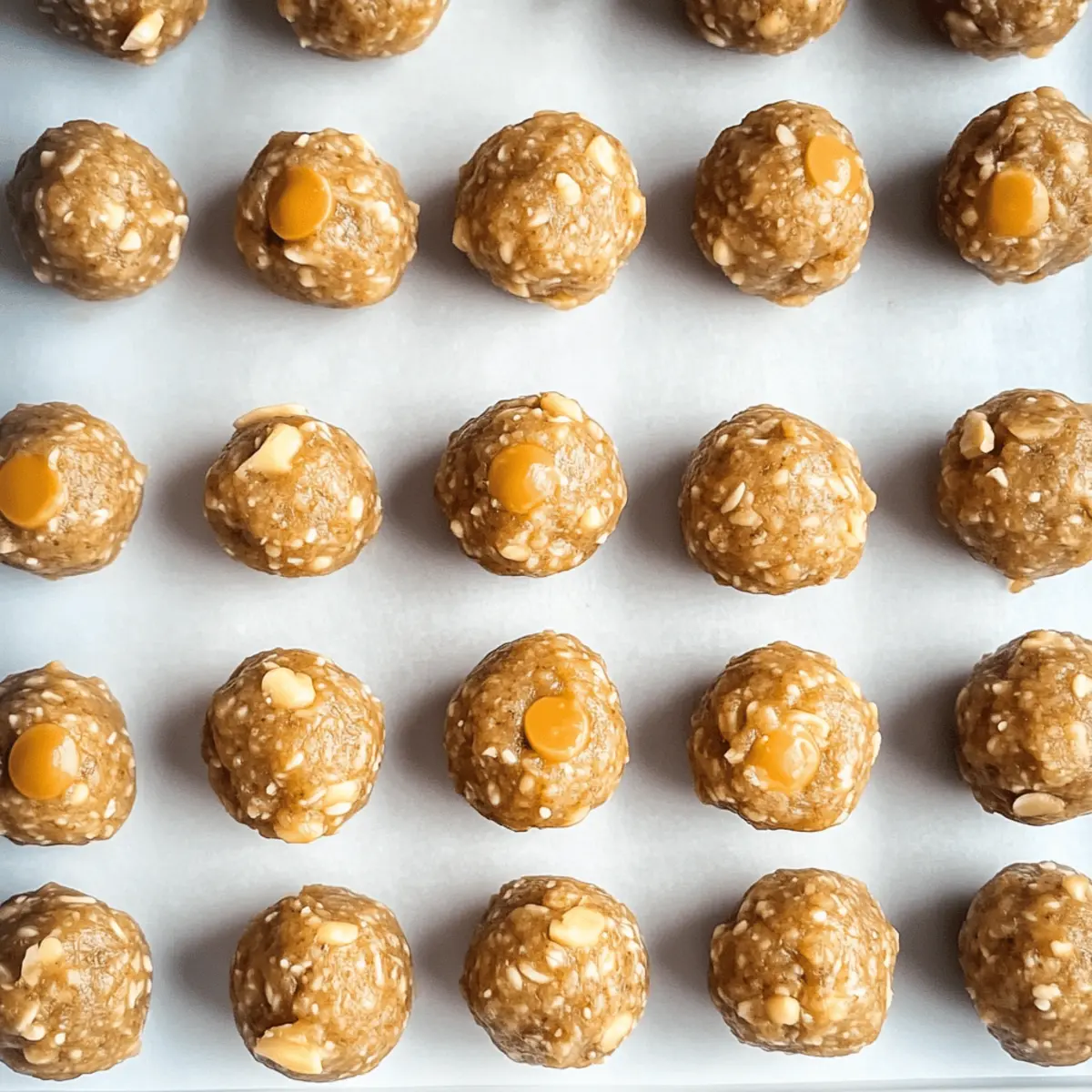 Delicious No-Bake Butterscotch Protein Balls for Easy Snacking
