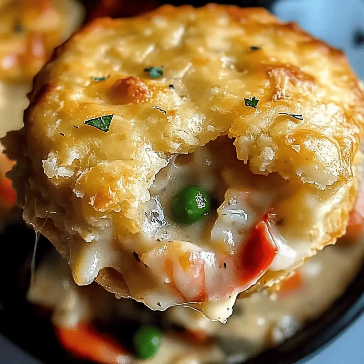 Cheddar Bay Biscuit Seafood Pot Pie for a Cozy Dinner Delight