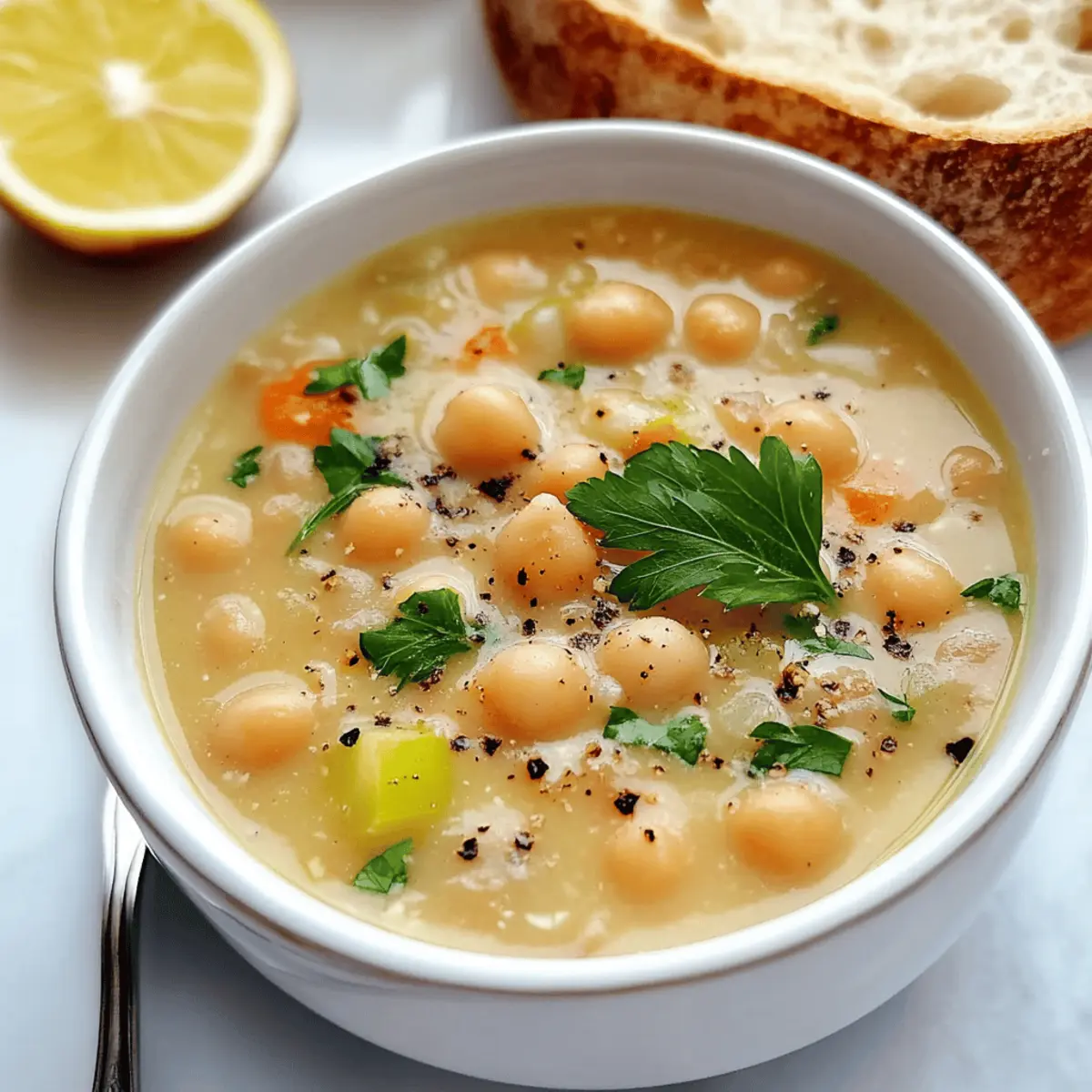 Chickpea and White Bean Soup e0oqei