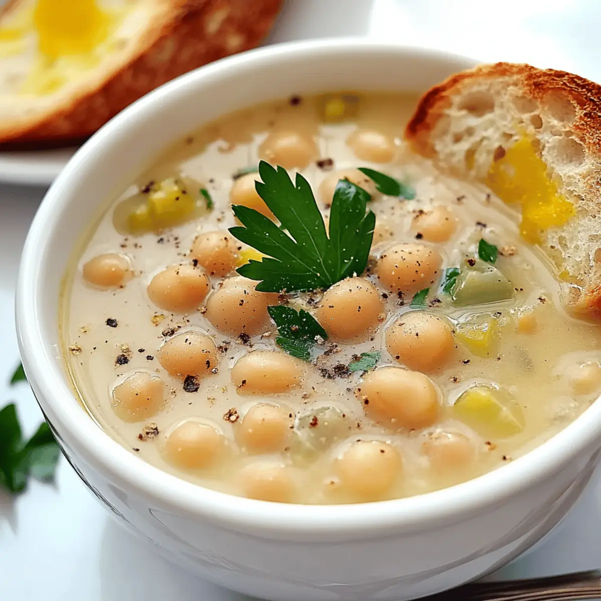Chickpea and White Bean Soup gtyfbk