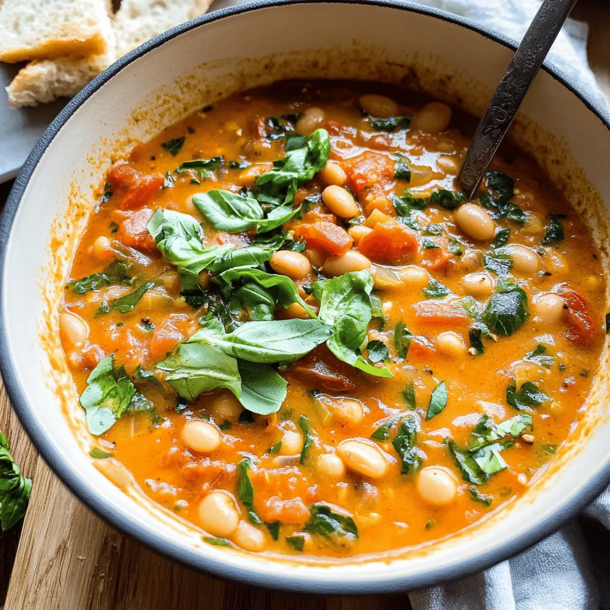 Creamy Tomato White Bean Stew bme4ja