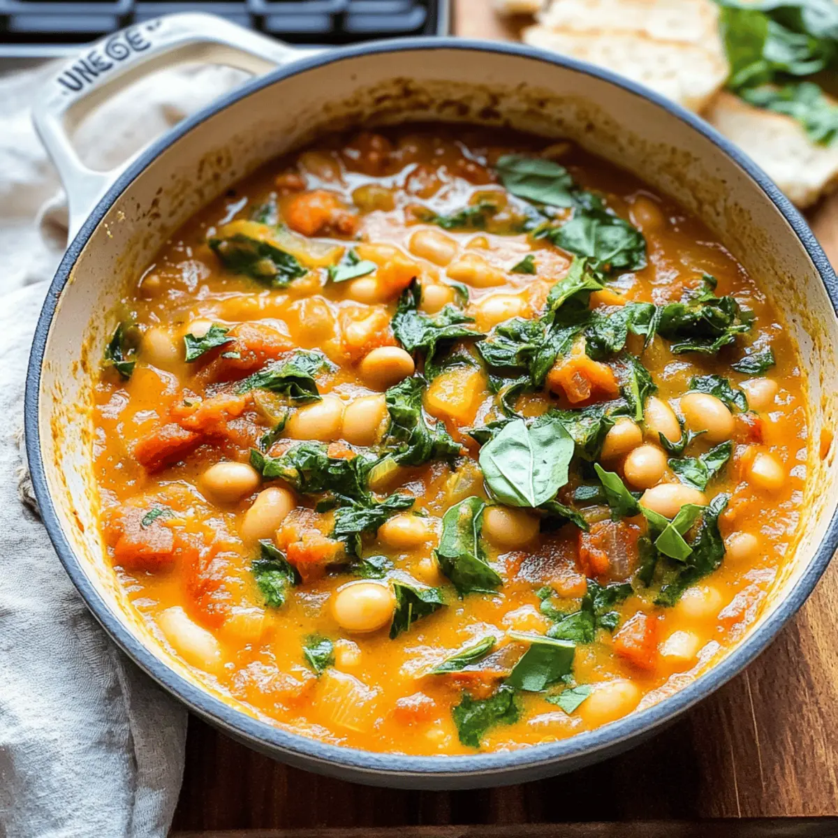 Creamy Tomato White Bean Stew dnptuu