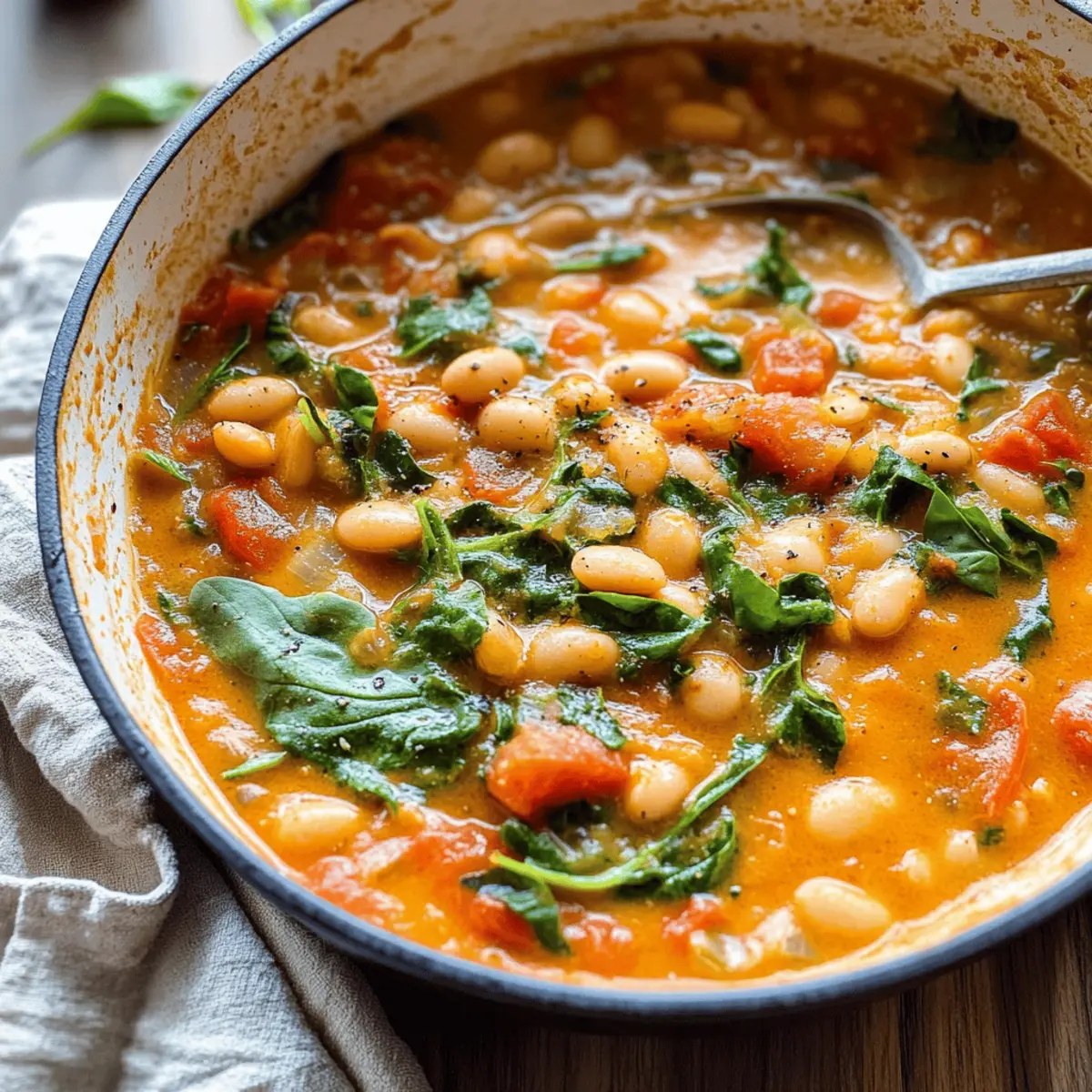 Creamy Tomato White Bean Stew krhmf1