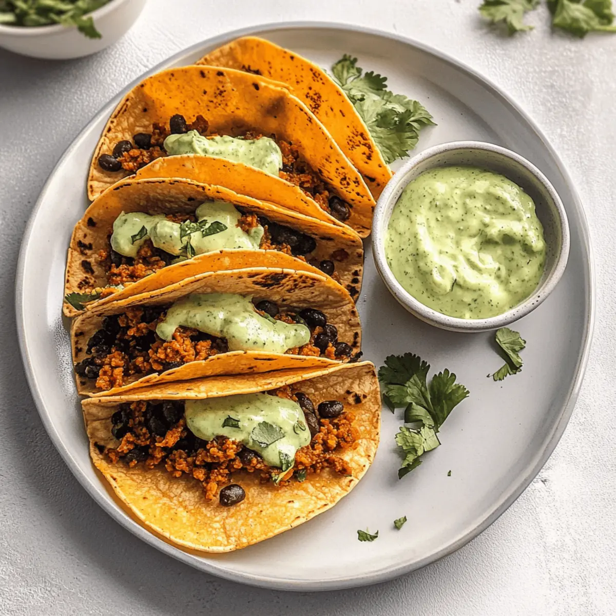 Crispy Baked Ground Turkey Tacos with Avocado Sauce irmvjb