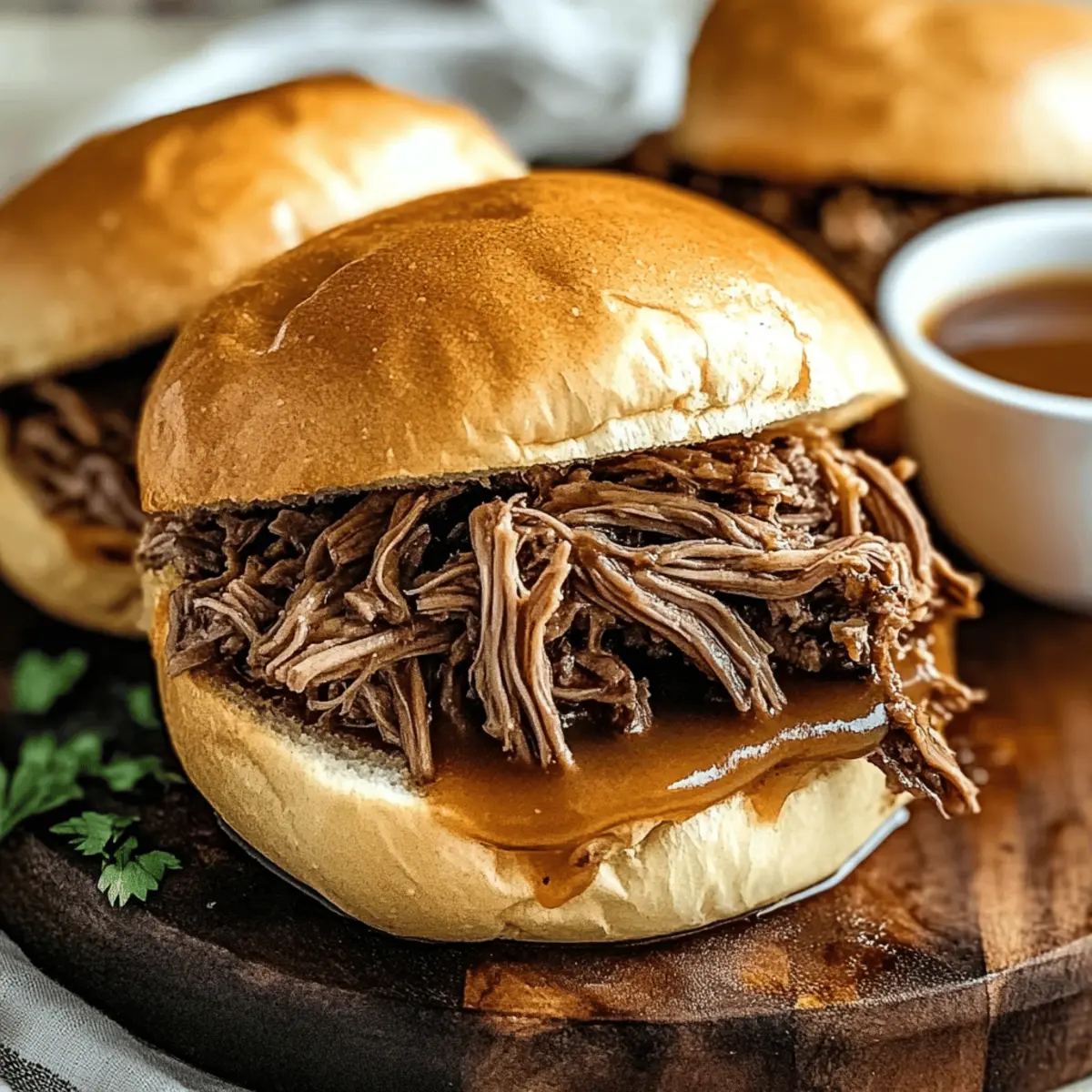 Crockpot French Dip Sandwiches flvyfm