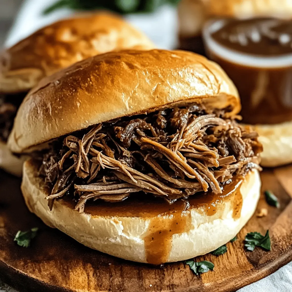 Crockpot French Dip Sandwiches ofuiio