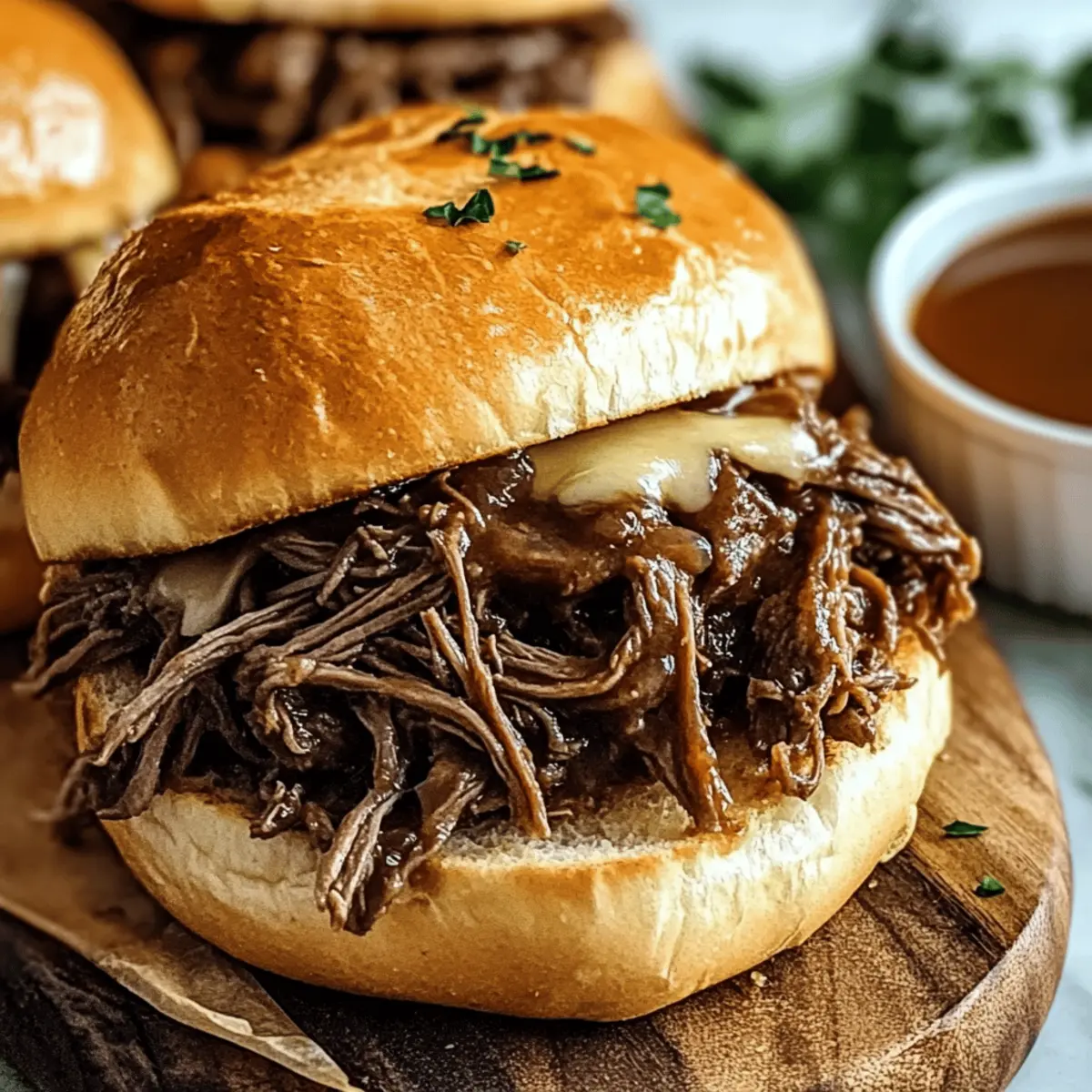 Crockpot French Dip Sandwiches: Juicy Comfort on a Bun