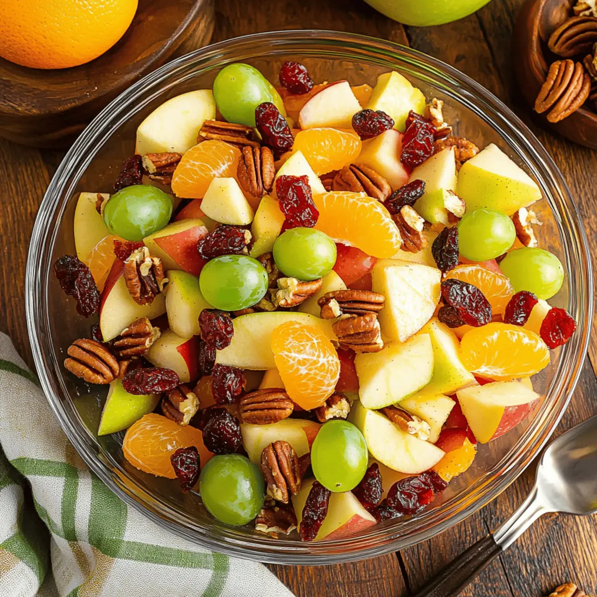Fresh and Festive Fall Fruit Salad for Thanksgiving and Christmas