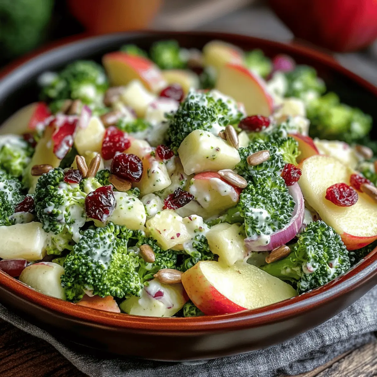 Crunchy Honeycrisp Apple Broccoli Salad You’ll Love