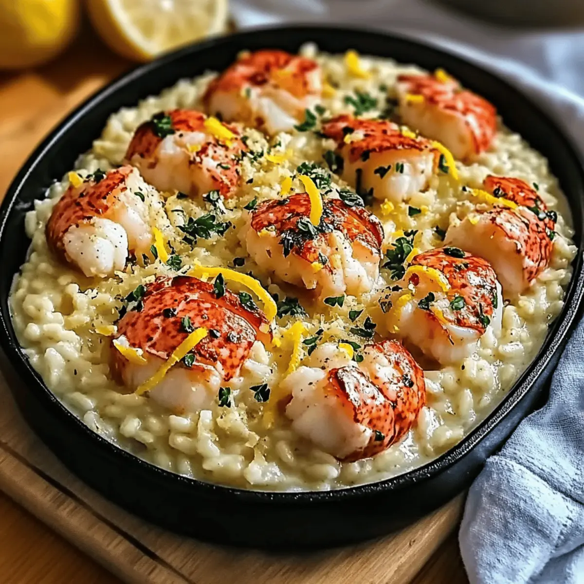 Lemon Butter Lobster Risotto crc4uy