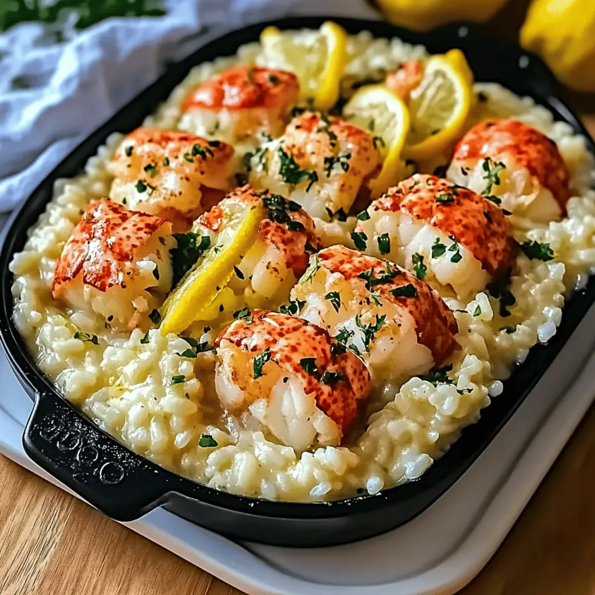 Lemon Butter Lobster Risotto frfklw