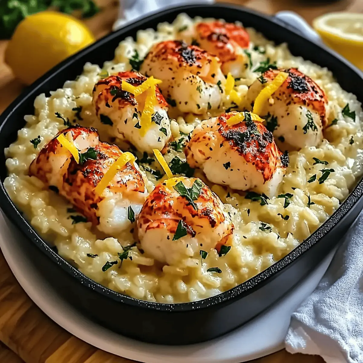 Lemon Butter Lobster Risotto hj7z33
