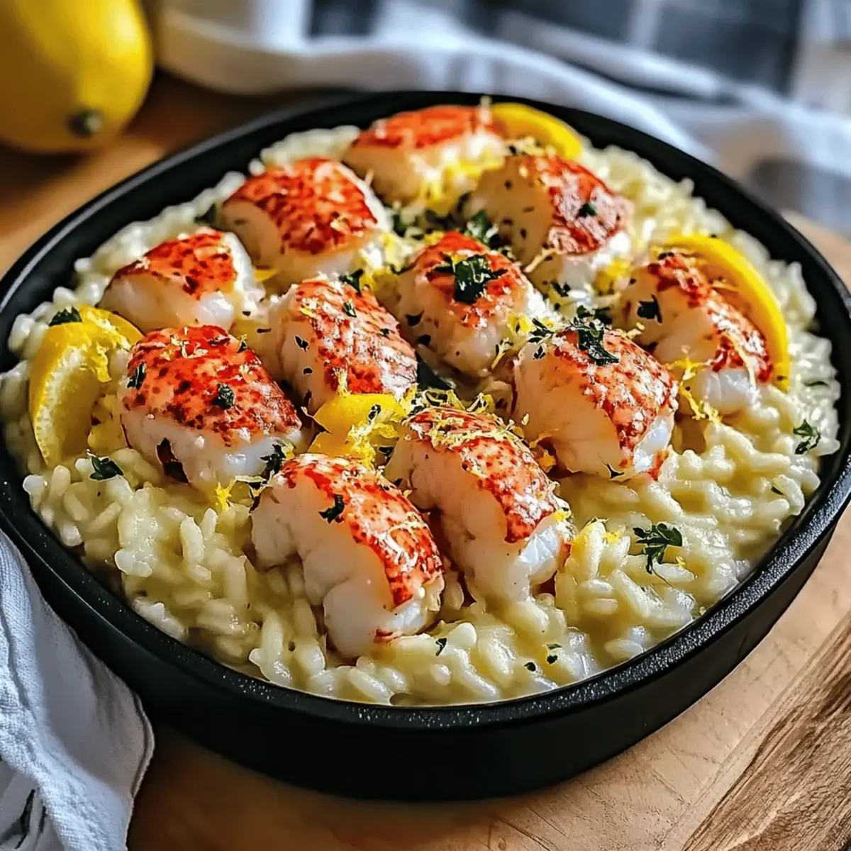 Lemon Butter Lobster Risotto: A Luxurious Comfort Dish