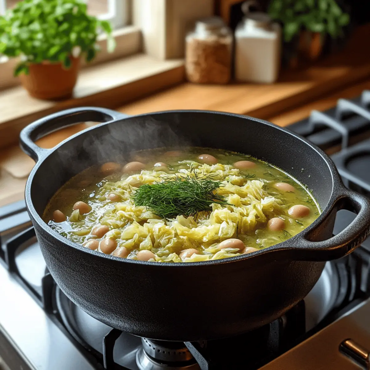 Lemon Dill Cabbage Soup n2usoi