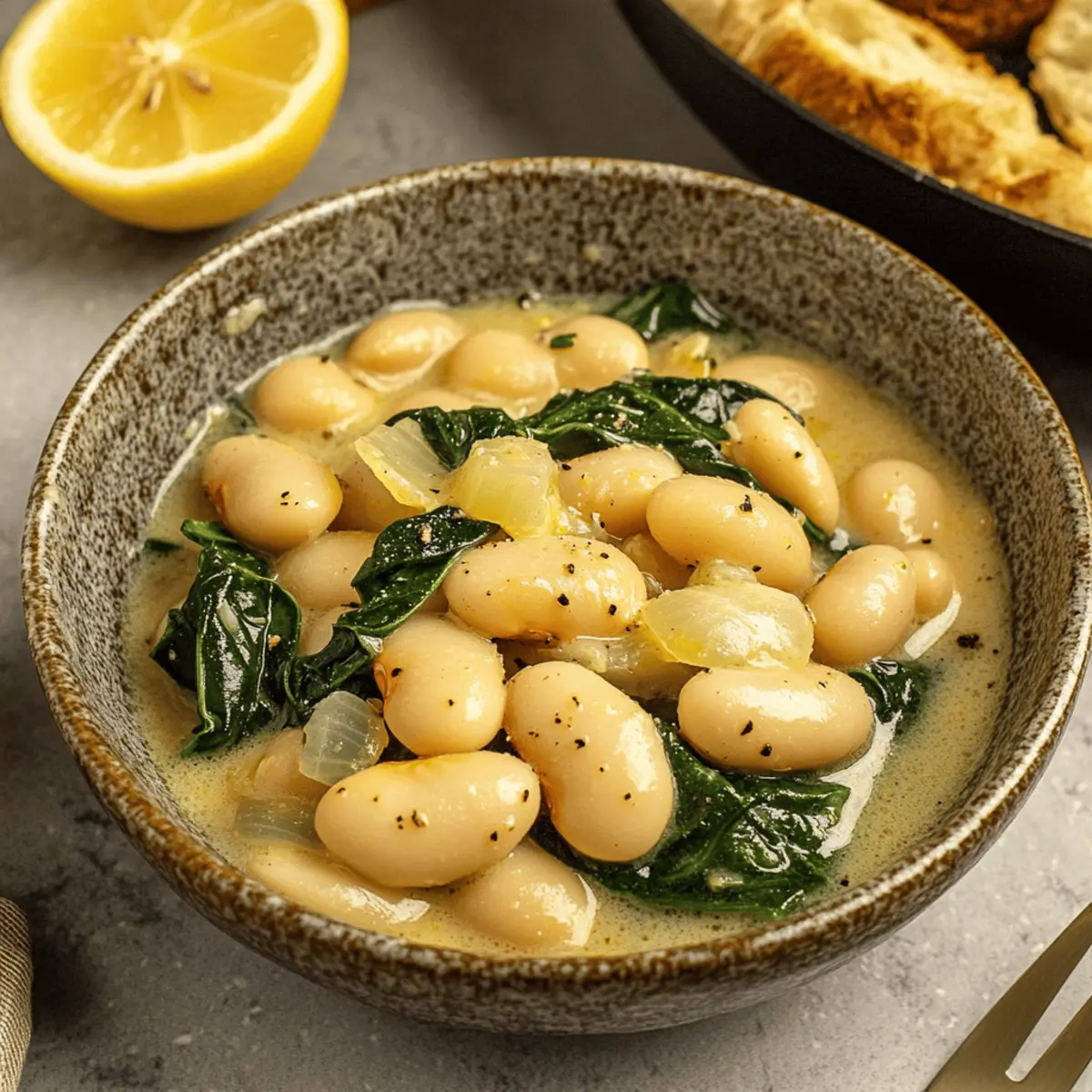 Lemon Garlic Butter Beans lhe9ay